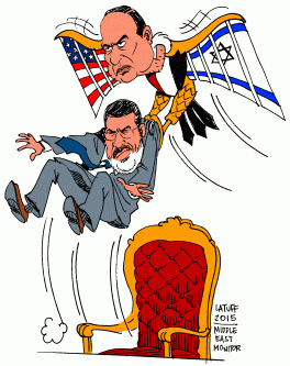 Military coup that ousted Mohamed Morsi in Egypt- Cartoon [Latuff/MiddleEastMonitor]