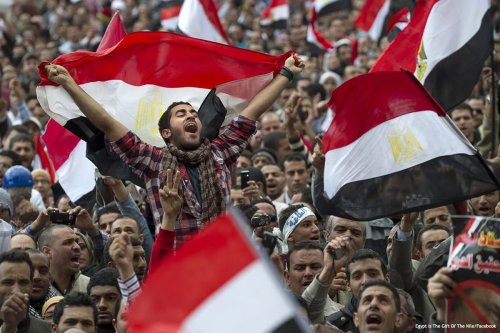 Image of the Egyptian revolution that took place on 25th January 2011 [Egypt Is The Gift Of The Nile/Facebook]