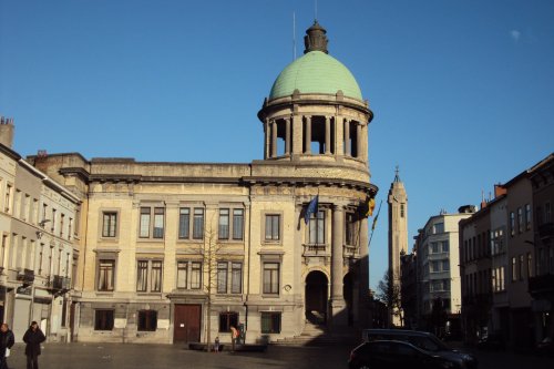 Sint-Jans-Molenbeek, Belgium, City Hall on November 28, 2015 [Goris/Wikipedia]