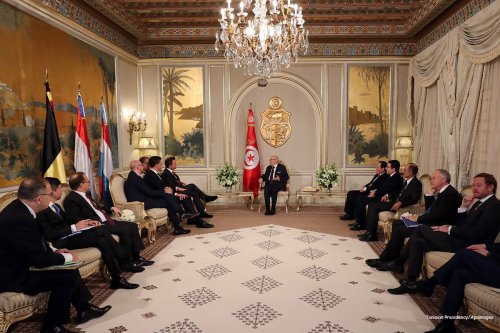 Benelux Prime Ministers visit Tunisia on 5th December 2016 [Tunisian Presidency/Apaimages]