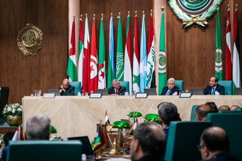 Arab League Summit on February 12, 2023 [Royal Hashemite Court (RHC)/ Anadolu Agency]