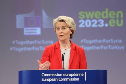 European Commission President Ursula von der Leyen March 20, 2023 [Dursun Aydemir/Anadolu Agency]