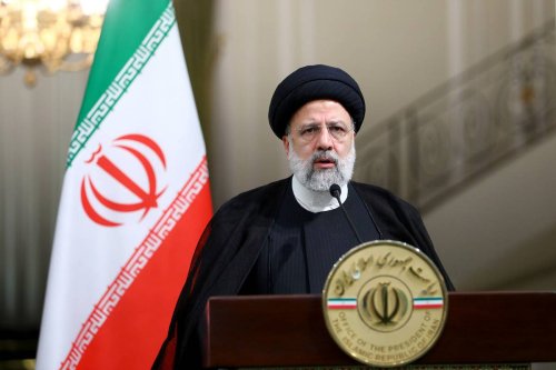 Iranian President Ebrahim Raisi in Tehran, Iran on April 29, 2023 [Iranian Presidency/Anadolu Agency]