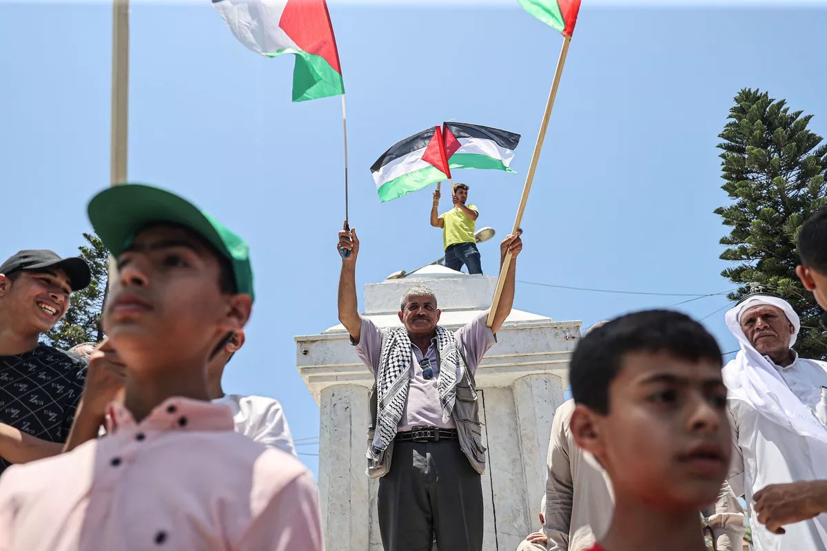 Palestinians in Gaza, City on July 03, 2023. [Mustafa Hassona - Anadolu Agency]