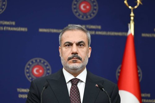 Turkish Foreign Minister Hakan Fidan. [Murat Gök - Anadolu Agency]