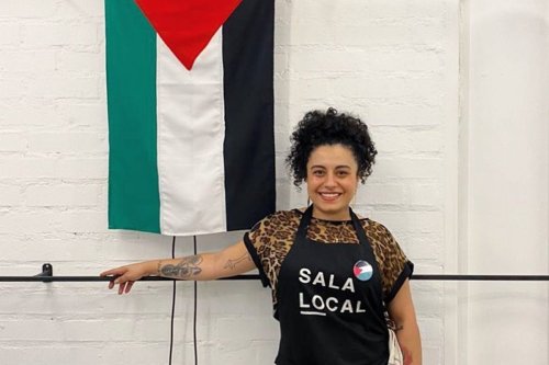 Chef Sofia Halabi is representing Palestine at Chile's 8th International Festival of Tourism and Gastronomy, February 2022 [Sofia Halabi]