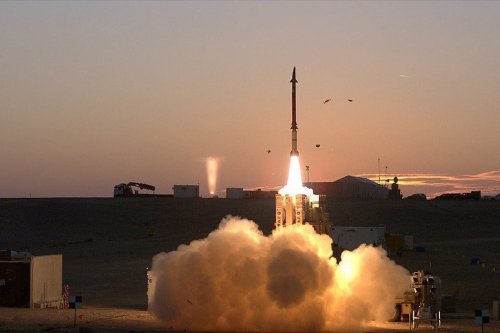 Israel missile setting off, 6 November 2019 [News1 English/Twitter]