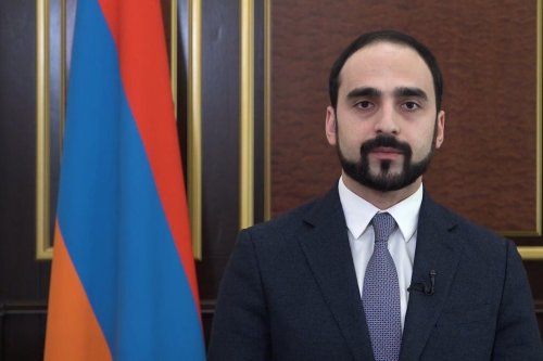 Armenian Foreign Ministry spokesman, Vahan Hunanyan [@v_hunanyan/Twitter]