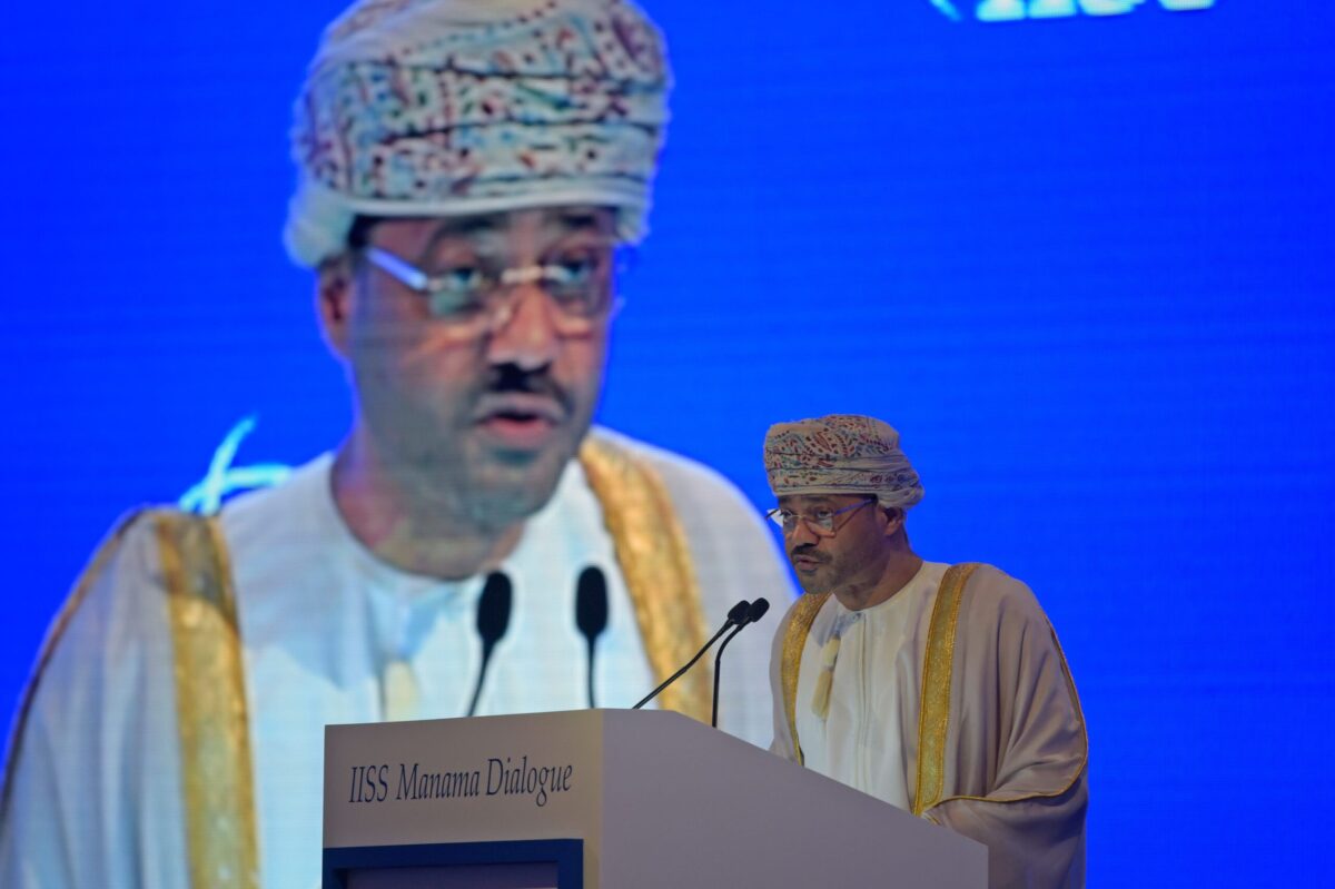Oman's Minister of Foreign Affairs Sayyid Badr bin Hamad bin Hamood al-Busaidi [MAZEN MAHDI/AFP via Getty Images]
