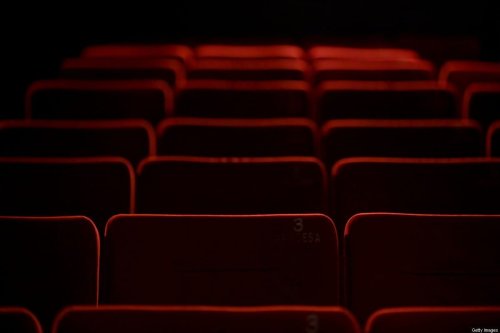 A picture shows empty seats at the Renoir theatre in Madrid on January 8, 2021 [GABRIEL BOUYS/AFP via Getty Images]
