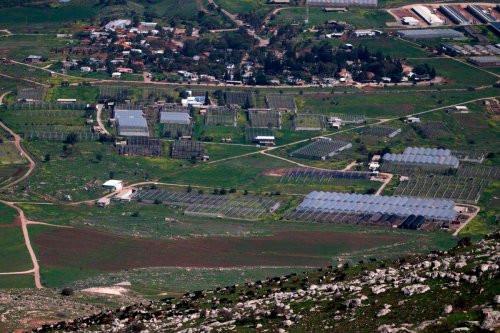 A general view of the Israeli settlement of Hamra, on February 26, 2021 [JAAFAR ASHTIYEH/AFP via Getty Images]