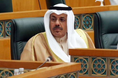 Former Kuwaiti Interior Minister Sheikh Ahmed Nawaf Al-Ahmad Al-Sabah in Kuwait City, on 15 March 2022 [YASSER AL-ZAYYAT / AFP]