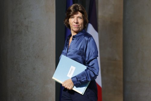 French Foreign and European Affairs Minister Catherine Colonna in Paris on August 31, 2022 [LUDOVIC MARIN/AFP via Getty Images]