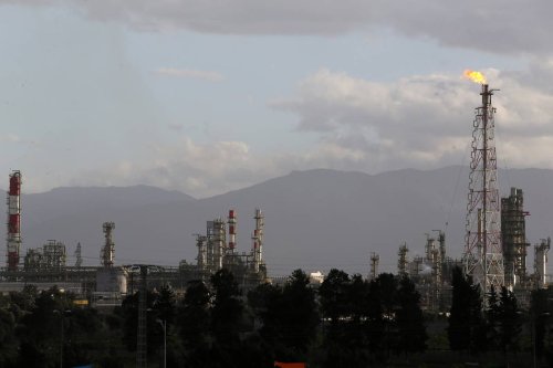 Shows the Raffinerie d'Alger is an oil refinery located in Sidi R'cine east of Algiers in Algeria. [Photo by Billel Bensalem/APP/NurPhoto via Getty Images]