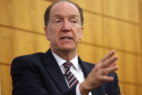 World Bank President David Malpass speaks at the Stanford Institute for Economic Policy Research (SIEPR) on September 28, 2022 in Stanford, California [Justin Sullivan/Getty Images]