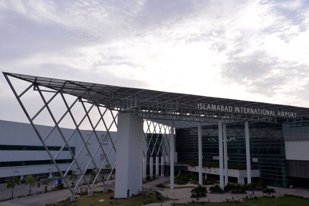 A general view of the newly-built Islamabad International Airport. [Photo credit should read AAMIR QURESHI/AFP via Getty Images]