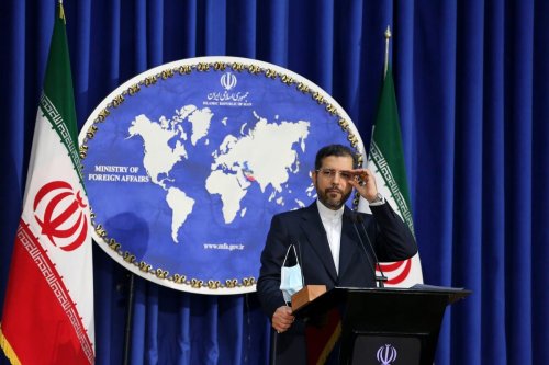 Iranian Foreign Ministry Spokesman Saeed Khatibzadeh in Tehran, Iran on 5 October 2020 [Fatemeh Bahrami/Anadolu Agency]
