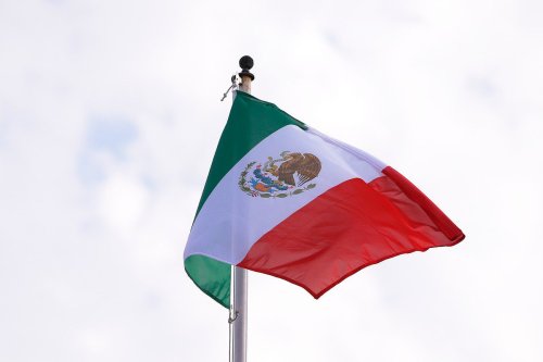 A Mexican flag on 12 June 2021 [Fran Santiago/Getty Images]