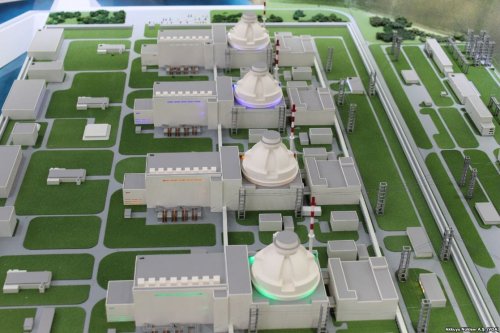 A model of the Akkuyu Nuclear Power Plant in Mersin, Turkey [Wikicommons]