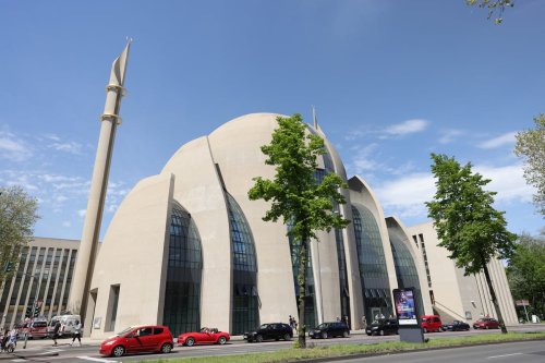 A general view of a mosque in Germany on 9 May 2021 [Andreas Rentz/Getty Images]