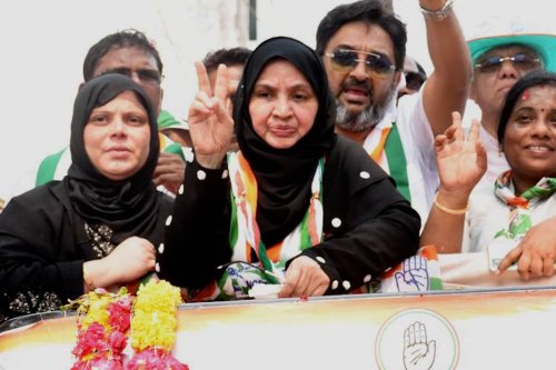 Thumbnail - Indian Muslim wins election despite hijab ban