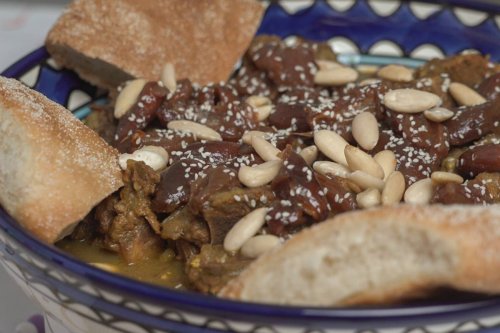 Moroccan inspired 'Date and lamb tagine'