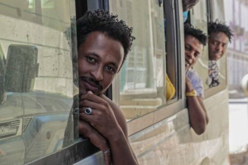 UN 264 Ethiopia migrants repatriated from Yemen on April 12, 2023.[@IOM_Yemen/Twitter]