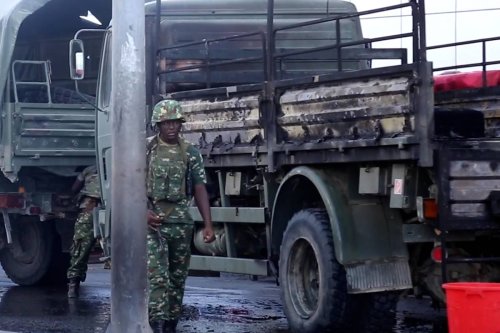 African Union Transition Mission in Somalia (ATMIS) convoy