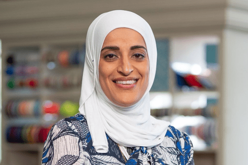 Winner of the BBC sewing competition, Asmaa [britishsewingbee.Instagram]