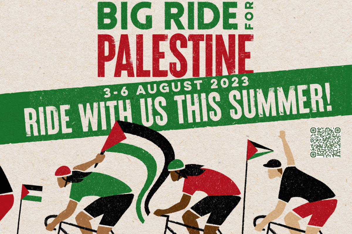 UK Big Ride for Palestine heads for South Wales